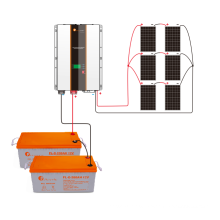 2021 hot sell 3.5kva solar hybrid system with lithium batteries/Lead Acid batteries